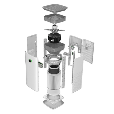 تصفیه‌کننده هوای خانگی UV HEPA فیلتراسیون کم‌صدا 3 مرحله‌ای CADR 580m3/H